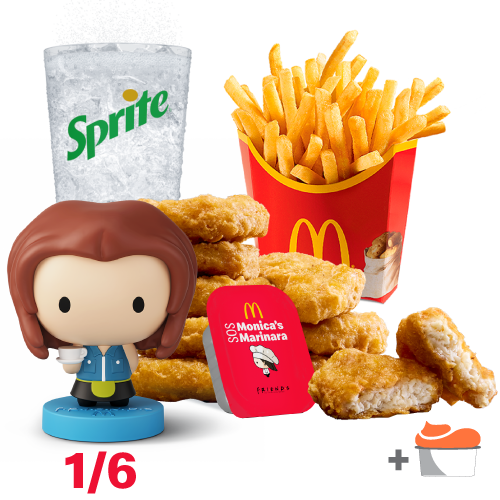 Meniu "FRIENDS" Chicken McNuggets 9buc. 